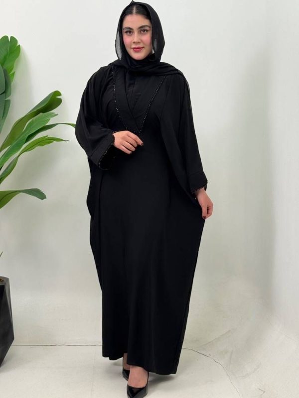 عبایی زنانه یقه هفت